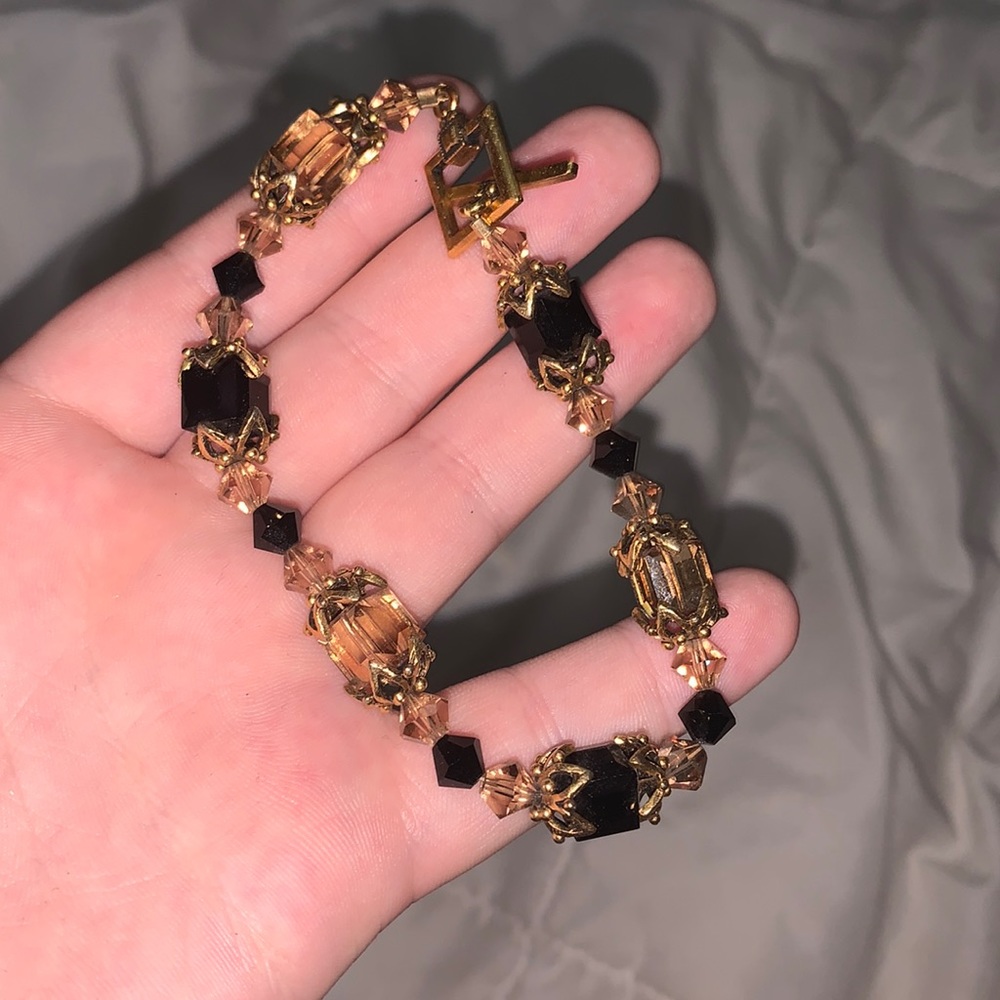Beutiful black and gold bracelet